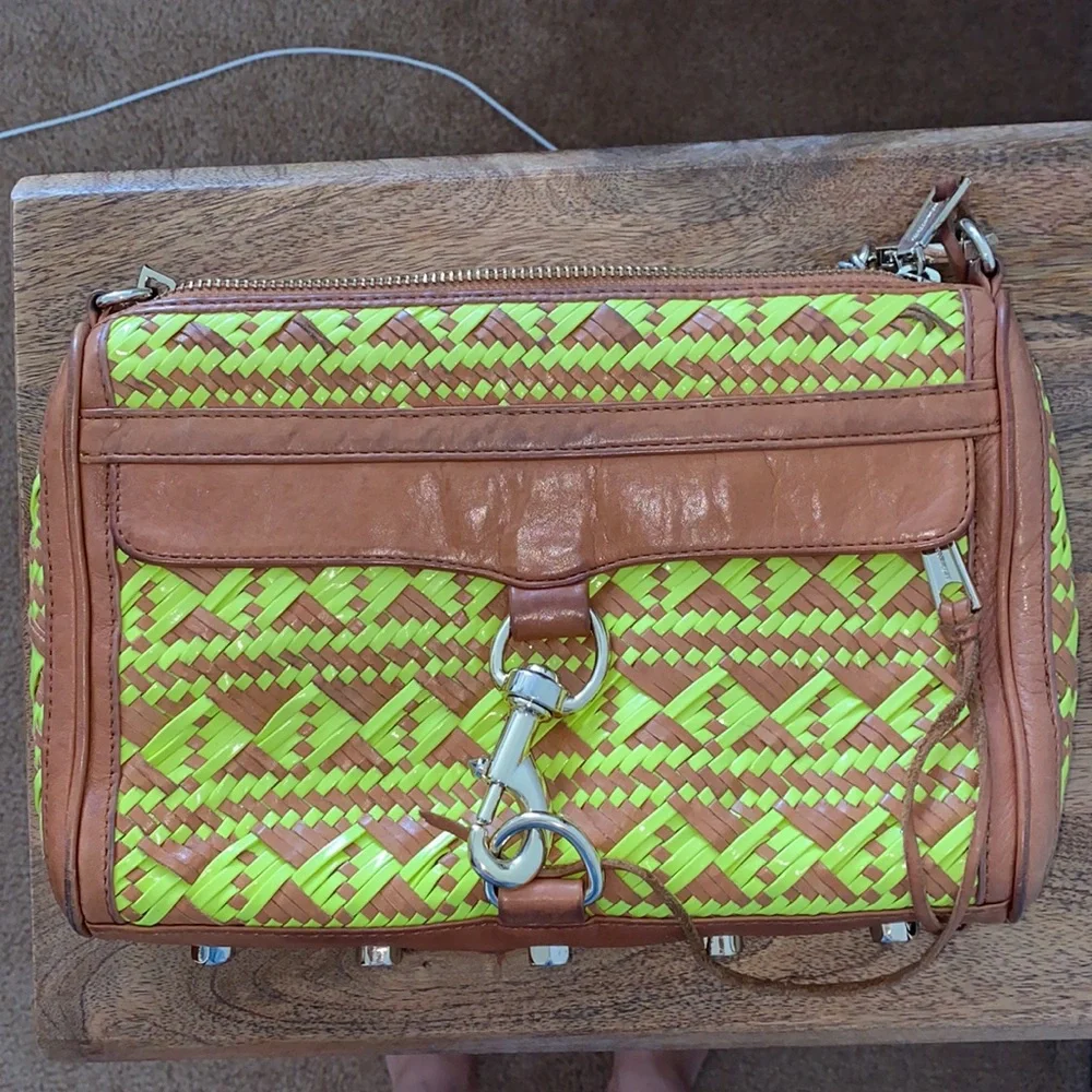 Rebecca Minkoff MAC Woven Neon Crossbody Bag